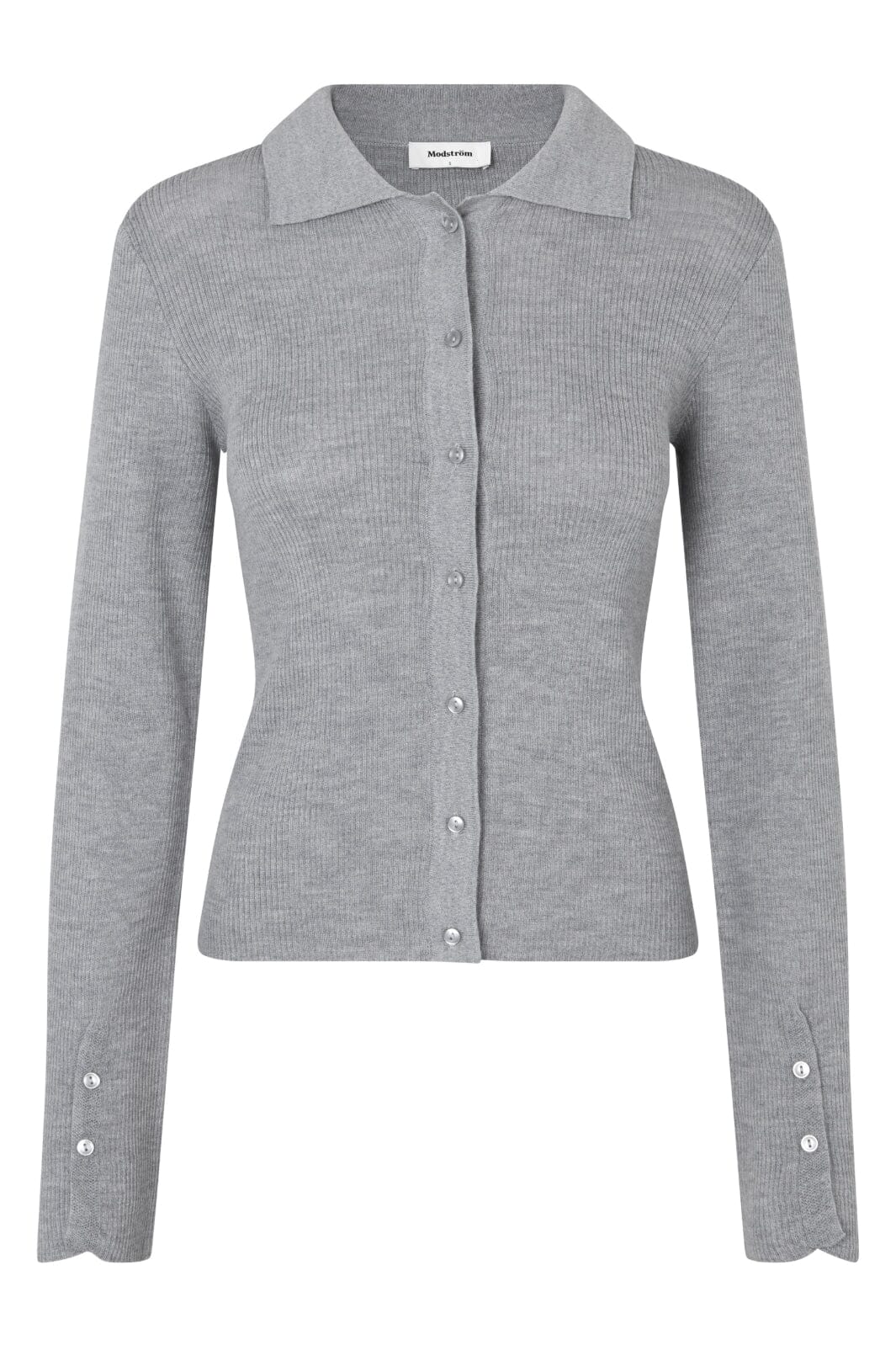 Modström - Hirokimd Cardigan 57474 - 7087 - Grey Melange