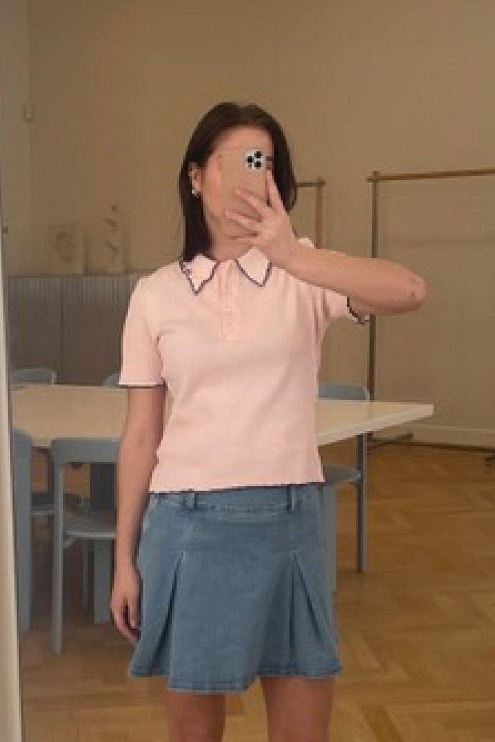 Modström - Mikamd Skirt 58312 - 3371 - Medium Blue Nederdele 