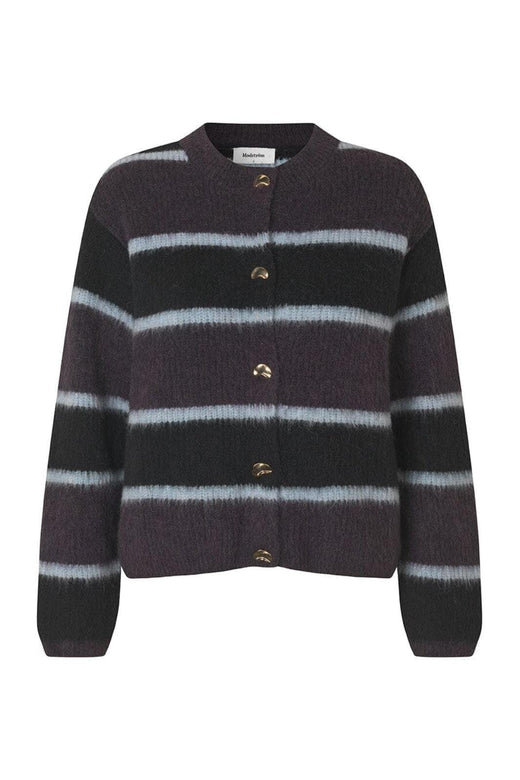 Modström - Rafaelmd Stripe Cardigan 58781 - 12052 - Winter Stripe
