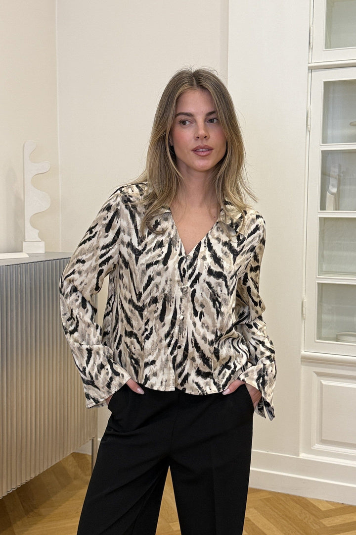 Modström - Sabellemd Print Shirt 58873 - 11191 - Wild Fusion Skjorter 