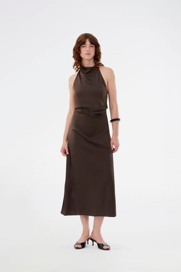 Modström - Timmiemd Dress 59317 - 5508 - Seal Brown Kjoler 