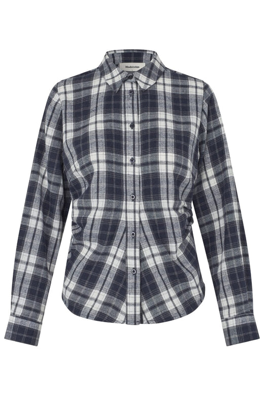 Modström - Trixymd Shirt 59142 - 13640 - Blue White Check Skjorter 