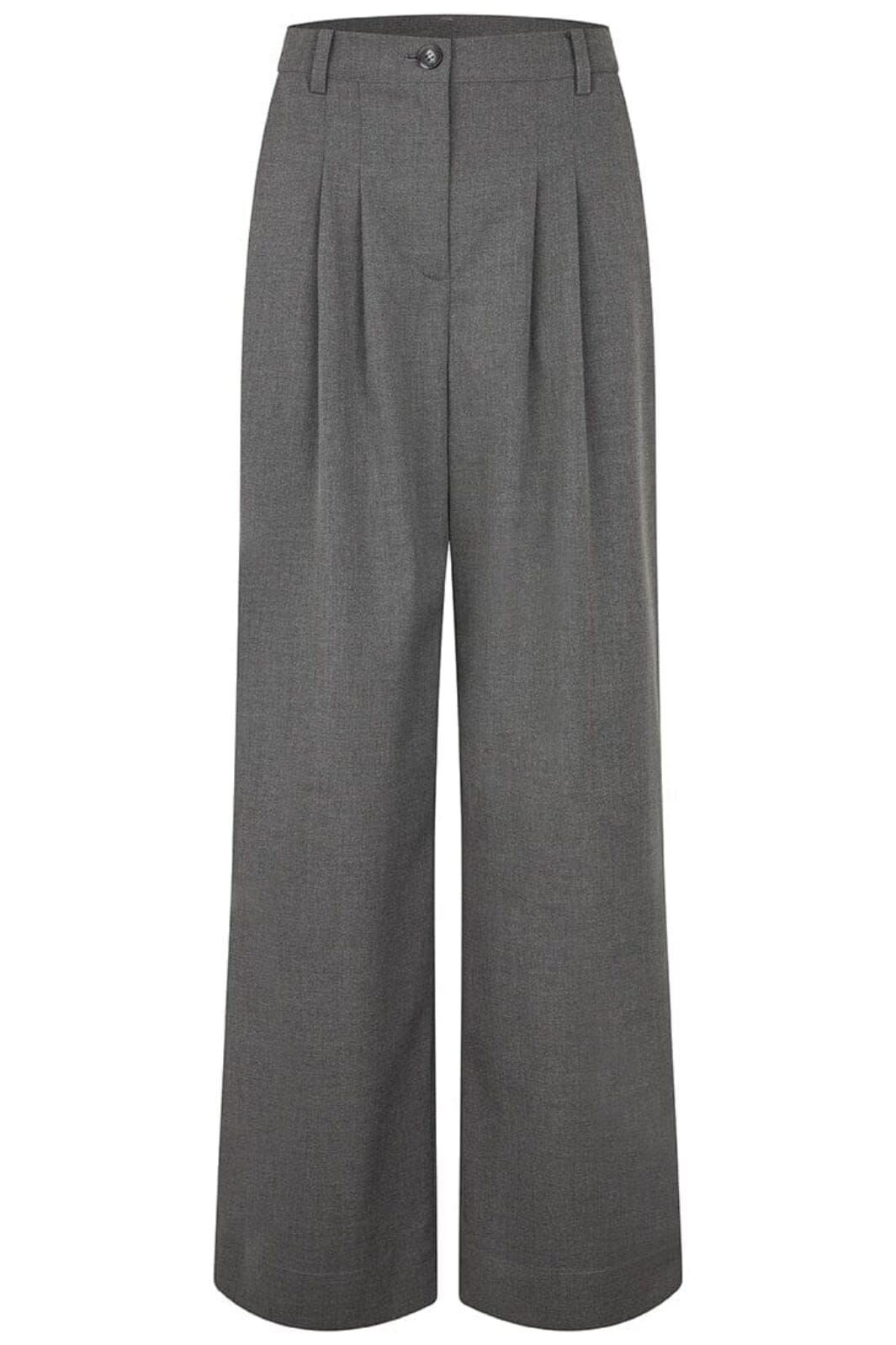 Modström - Tuesdaymd Pants 58914 - 7088 - Dark Grey Melange Bukser 
