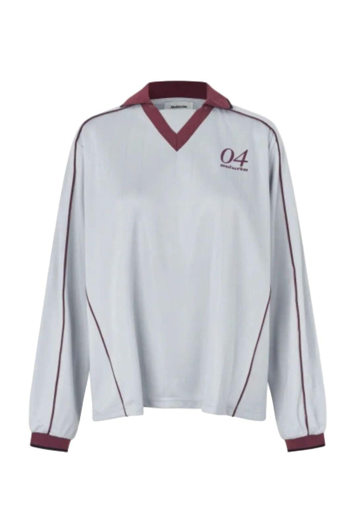 Modström - Uniquemd Ls T-Shirt 59294 - 7001 - Grey Sand T-shirts 