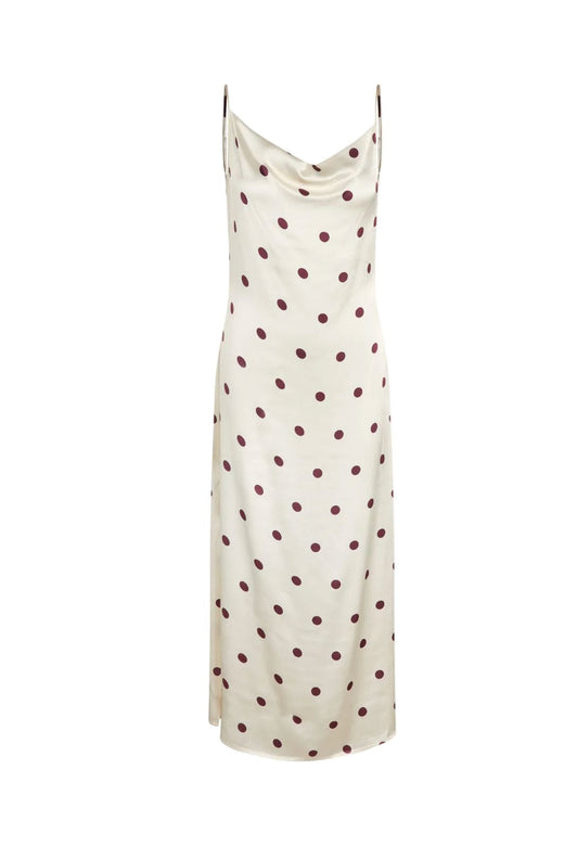 Modström - Vanjamd Print Dress 58964 - 13634 - Wineberry Dot Kjoler 