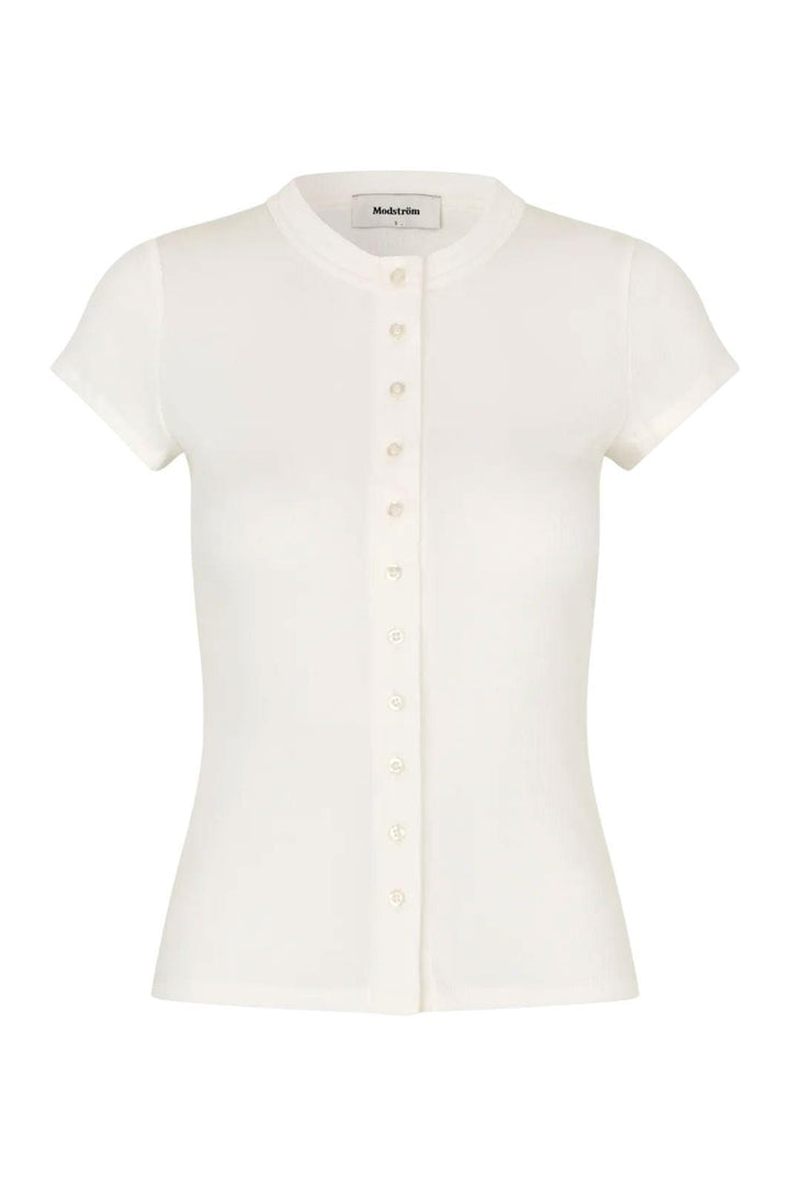 Modström - Vilsonmd T-Shirt 59005 - 4 - Soft White T-shirts 