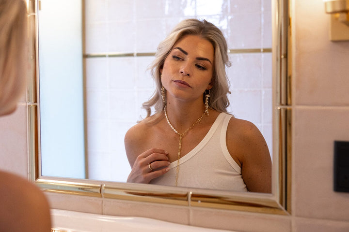 Molly & My X Melanie Due - Emma O Rib Top 169046 - 120 - White Toppe 