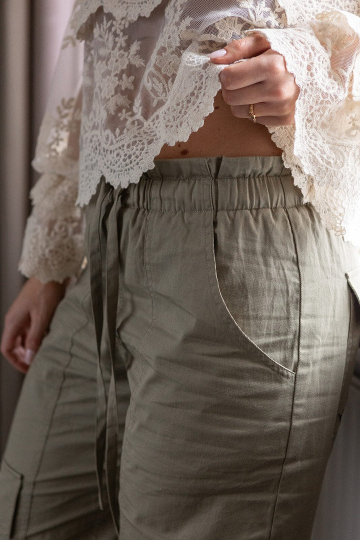 Molly & My X Melanie Due - Inga D Pants 167316 - 723 - Dusty Green Bukser 