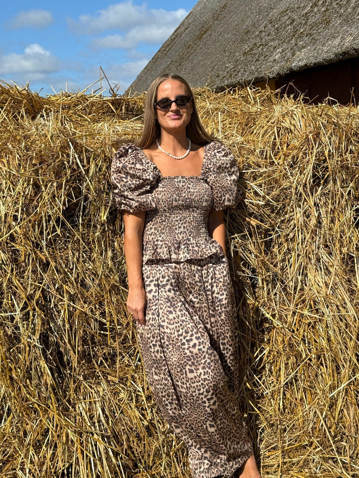 Molly&My x Julie Elsebeth - Iben Blouse Blouse - Leopard Bluser 