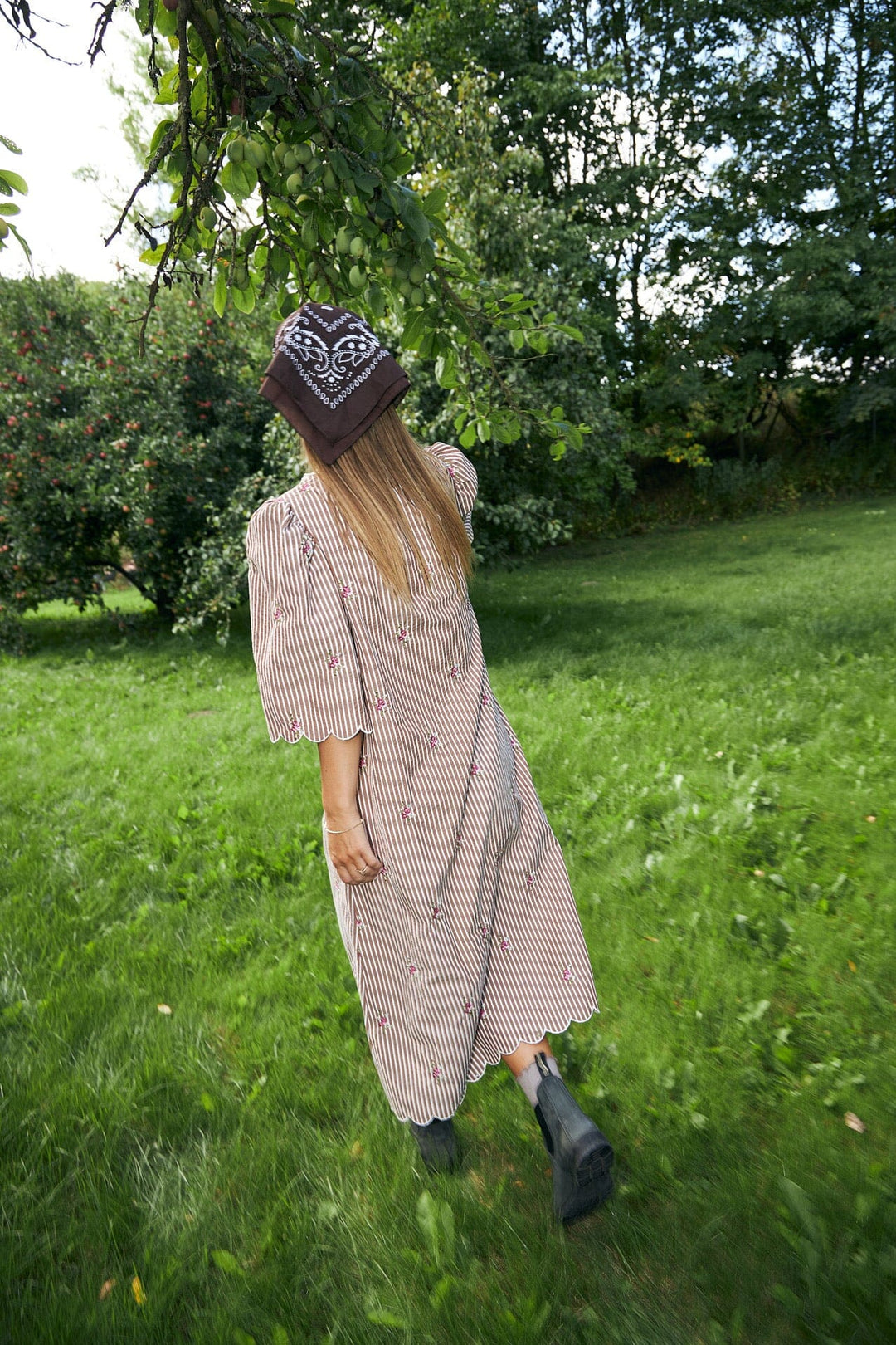 Molly&My x Julie Elsebeth - Inge Dress Dress - Brown Flora Kjoler 