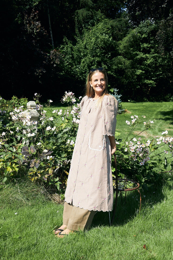 Molly&My x Julie Elsebeth - Inge Dress Dress - Brown Flora Kjoler 