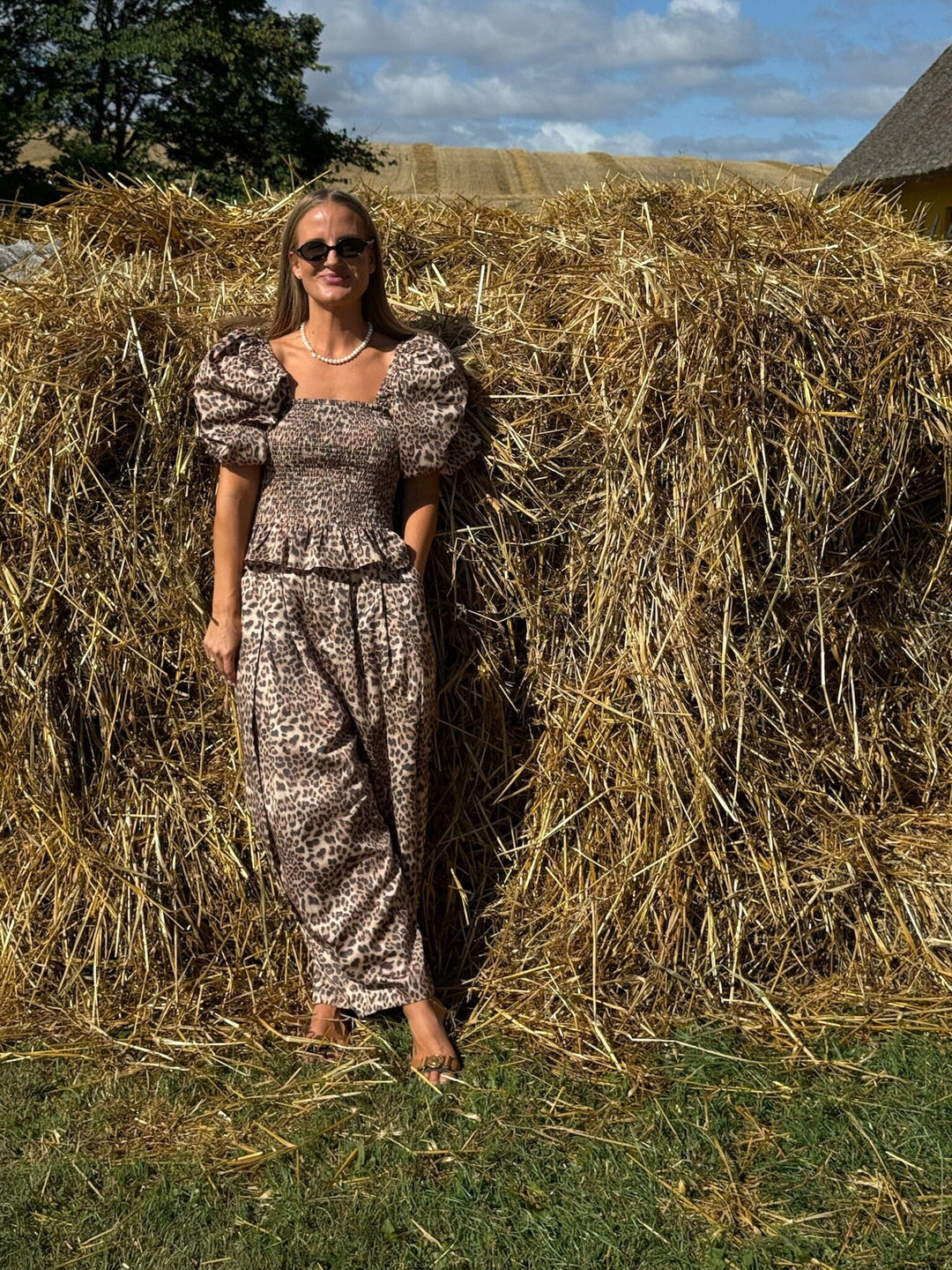 Molly&My x Julie Elsebeth - Rido Pant Pants - Leopard Bukser 