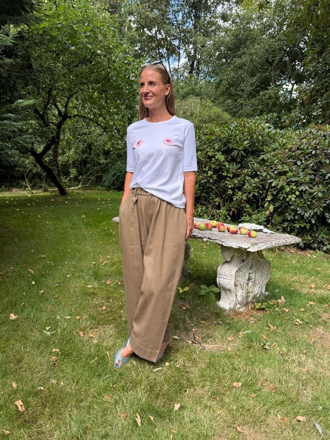 Molly&My x Julie Elsebeth - Stella Pants Pants - Dark Taupe Bukser 