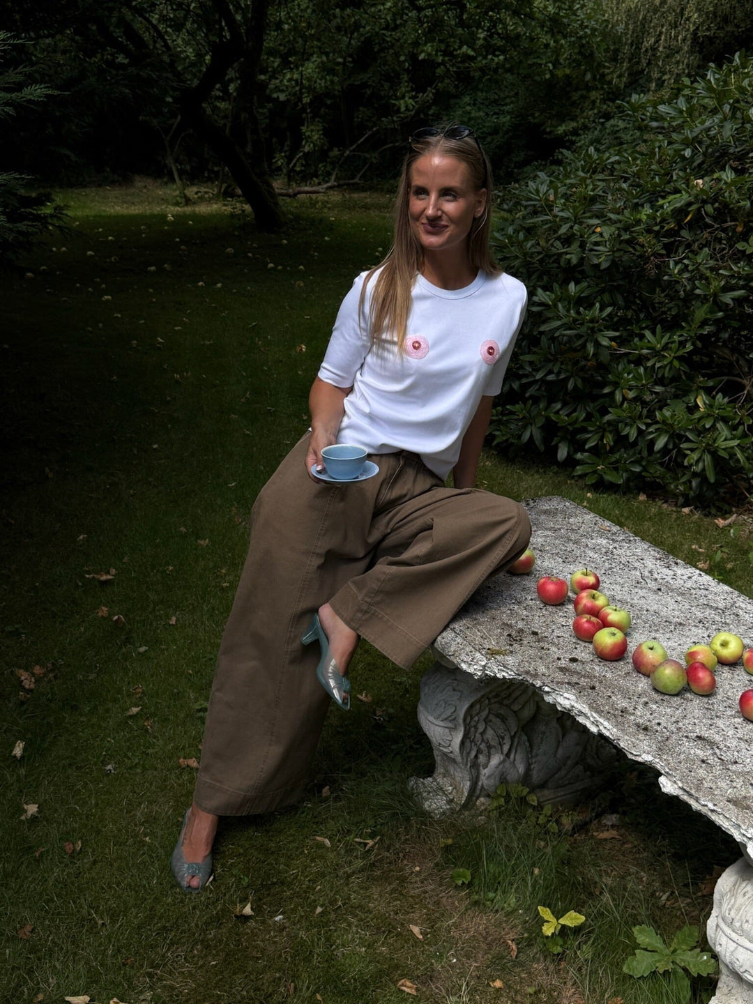 Molly&My x Julie Elsebeth - Stella Pants Pants - Dark Taupe Bukser 