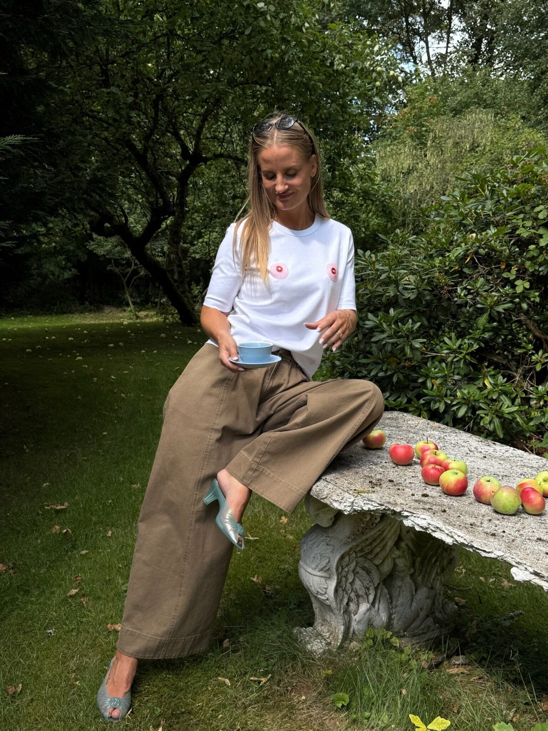 Molly&My x Julie Elsebeth - Stella Pants Pants - Dark Taupe Bukser 