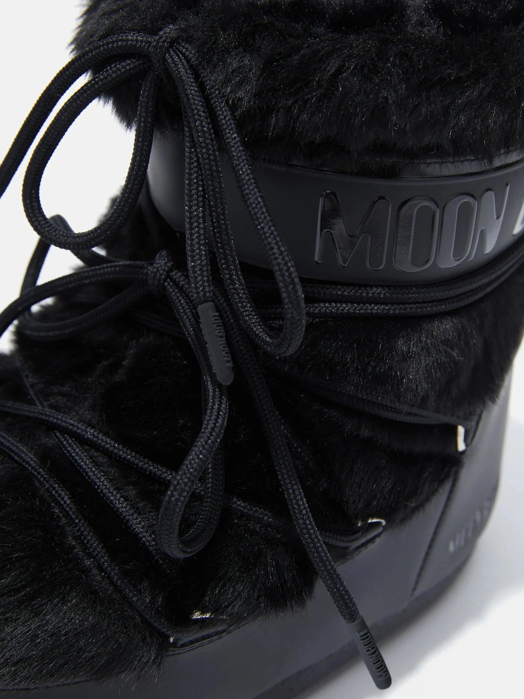 Moon Boot - Mb Icon Low Faux Fur Jr 80d1409390 - N001black Støvler 