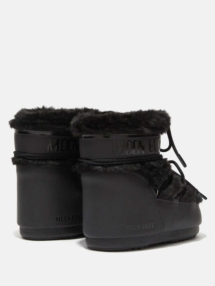 Moon Boot - Mb Icon Low Faux Fur Jr 80d1409390 - N001black Støvler 