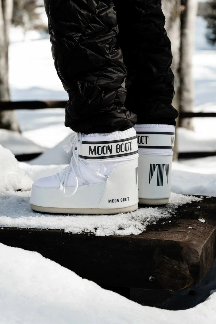 Moon Boot - Mb Icon Low Nylon80d1409340 - A009white Mono Støvler 