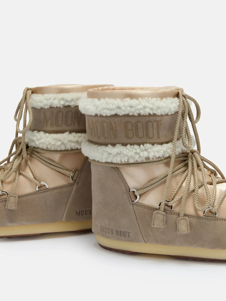 Moon Boot - Mb Icon Low Pearly Plus80d1409910 - Jl01pale Peach/Sand Støvler 