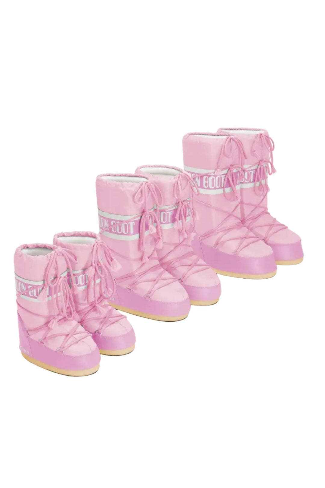 Moon Boot - Mb Icon Nylon Jr 80d1400440 - J001pink Støvler 