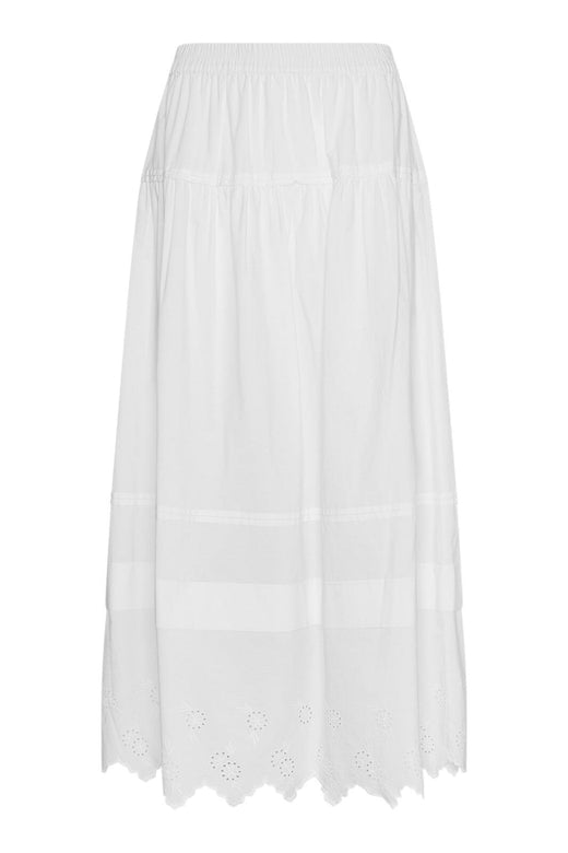 Moss Copenhagen - Mschethel Olisa Skirt 19016 - Bright White Nederdele 