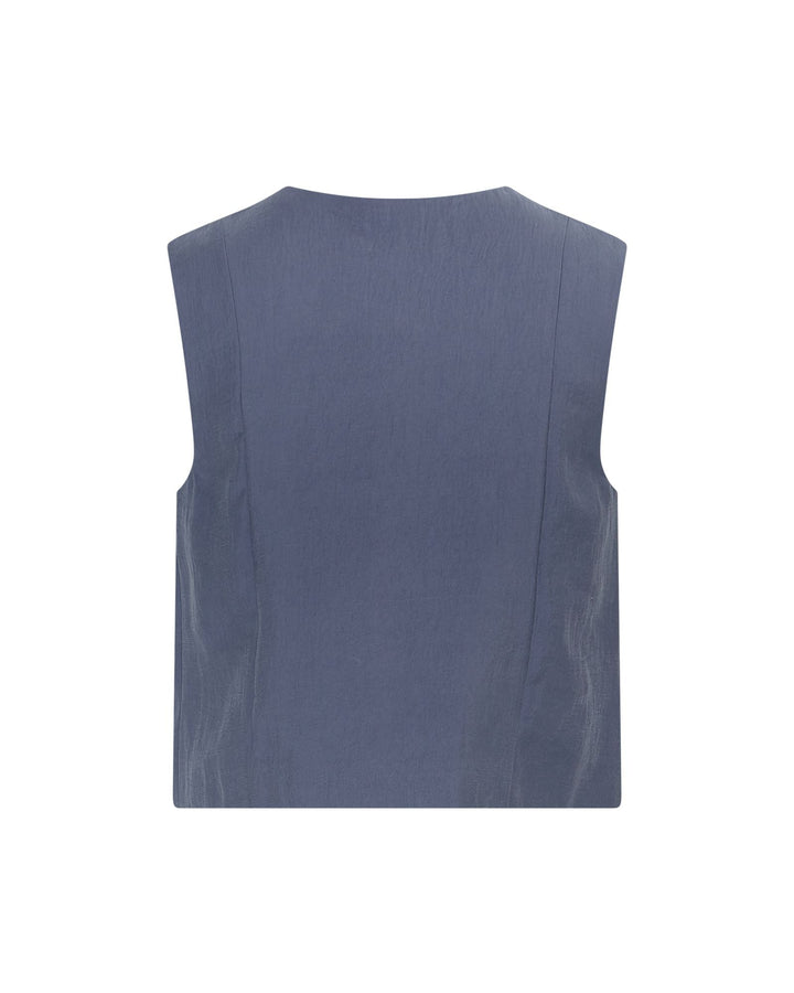 Moss Copenhagen - Mschfrode Waistcoat 19661 - Vintage Indigo Veste 