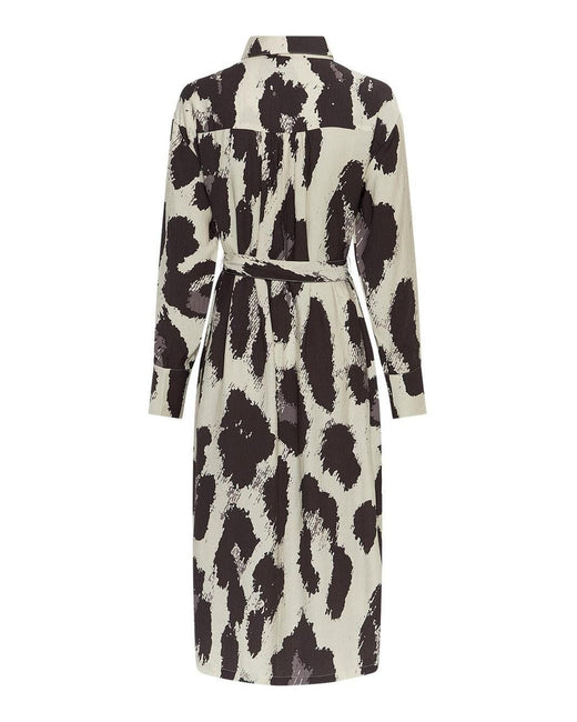 Moss Copenhagen - Mschkaralie Jusia Shirt Dress 19630 - Licorice Leo Skjorter 