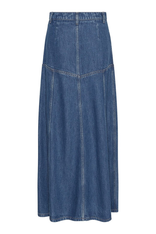 Moss Copenhagen - Mschlaurentine Rue Skirt 19279 - Mid Blue Wash