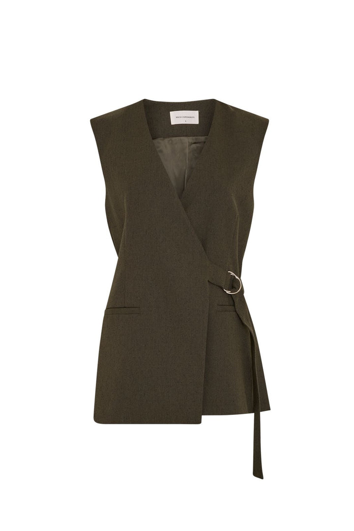 MSCH Copenhagen - Mschcabrie Waistcoat 20070 - Forest N Mel