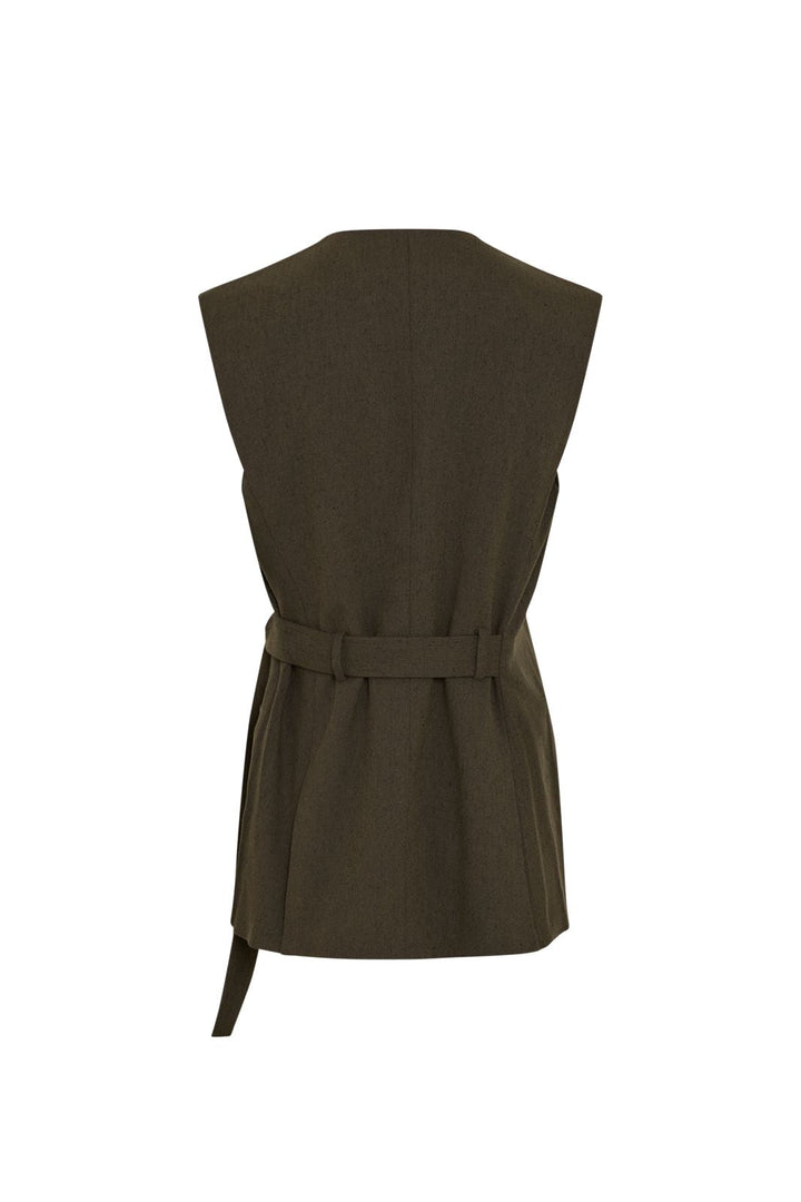 MSCH Copenhagen - Mschcabrie Waistcoat 20070 - Forest N Mel