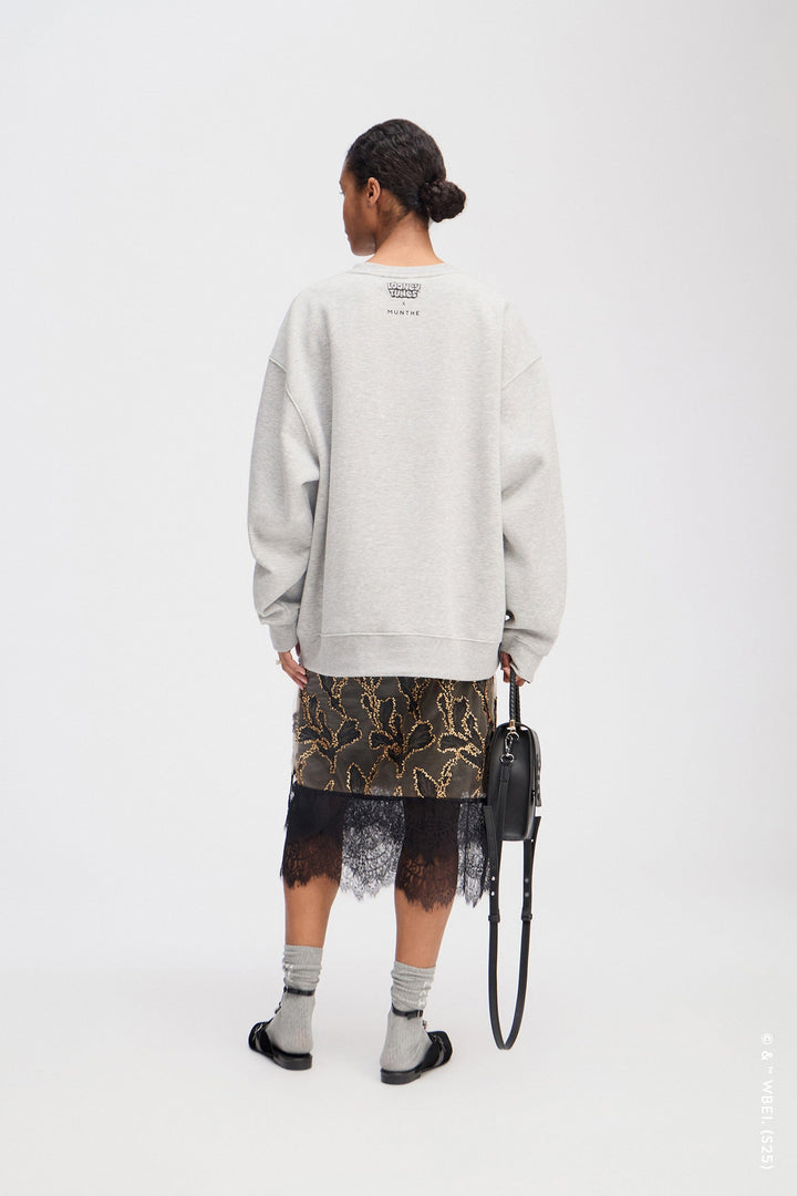 Munthe - Lami 253111125363 - 80 - Light Grey Sweatshirts 