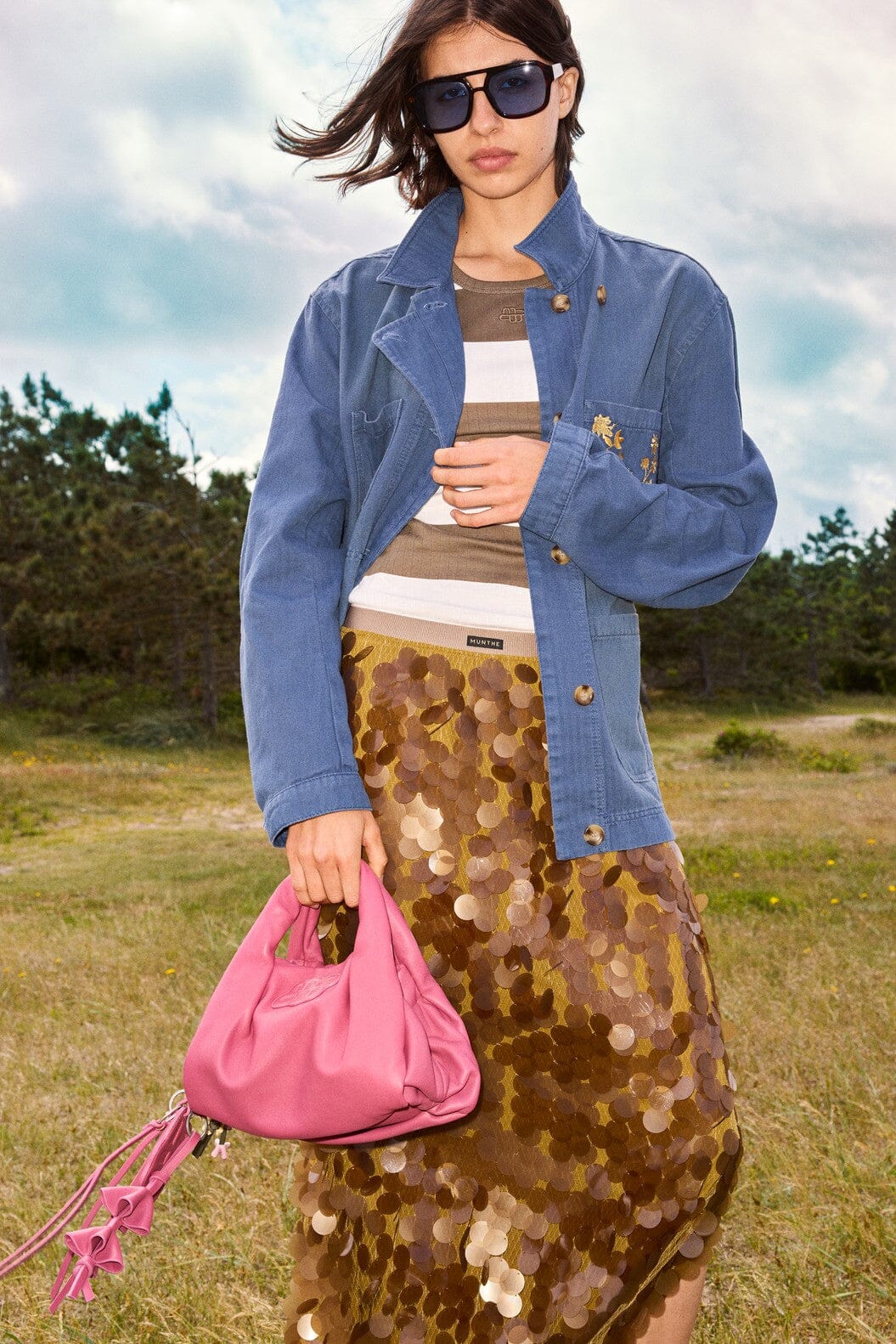 Munthe - Tezza 261111026163 - 363 - Stripe Mocca Toppe 