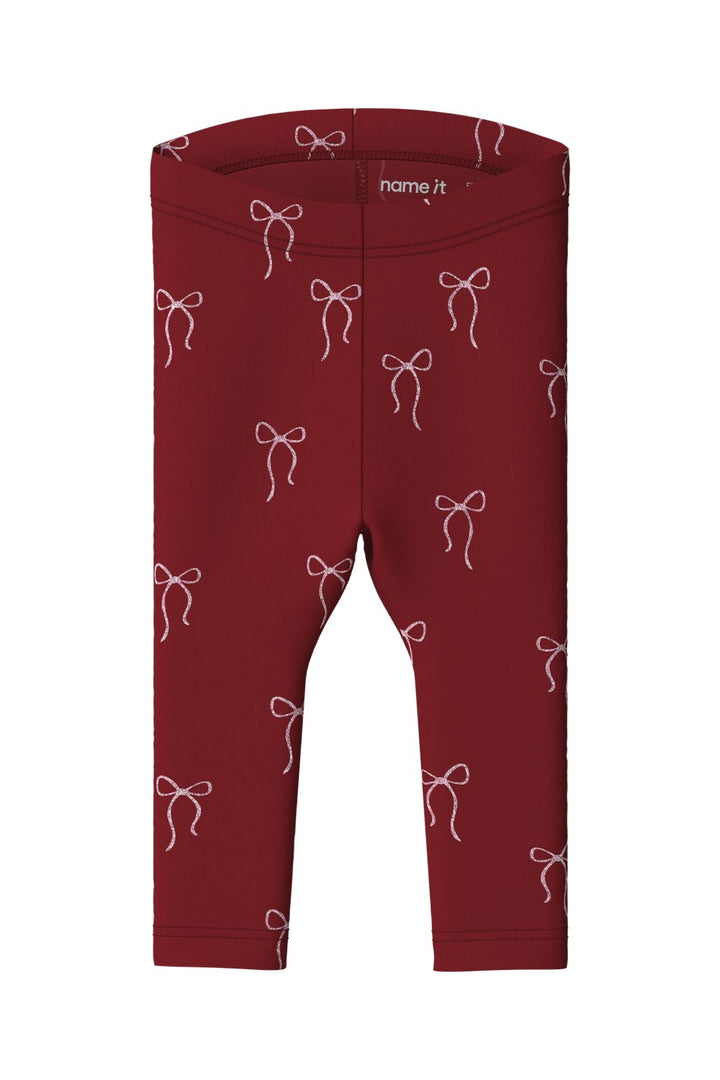Name It - Nbfratia Legging - 5186604 Red Dahlia