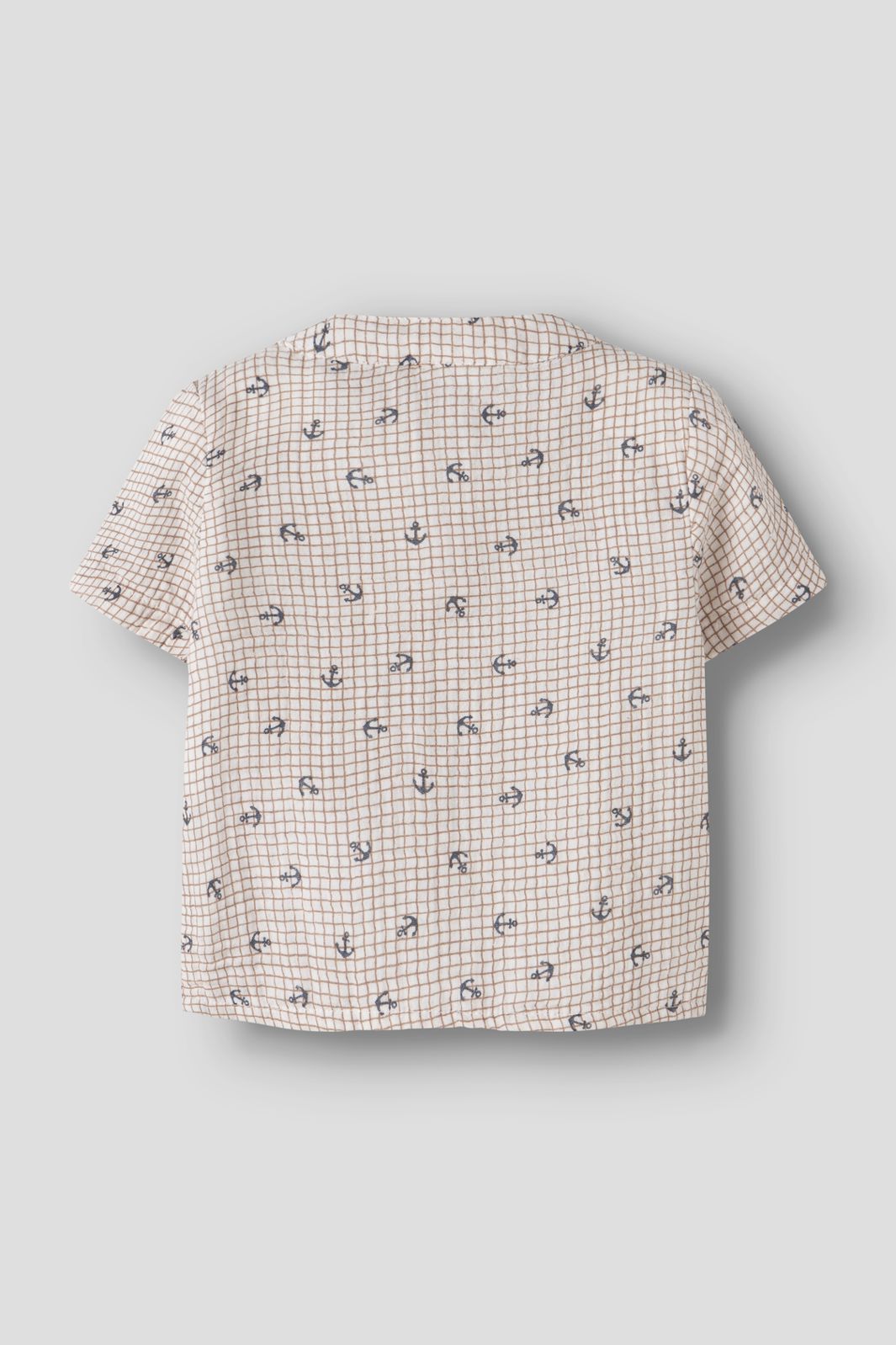 Name It - Nbmfront Ss Shirt - 4974866 Cloud Dancer Anchor