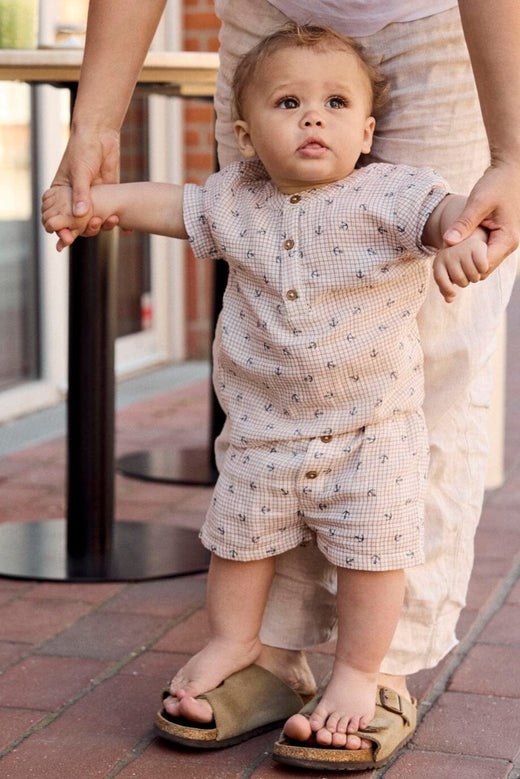 Name It - Nbmfront Ss Shirt - 4974866 Cloud Dancer Anchor