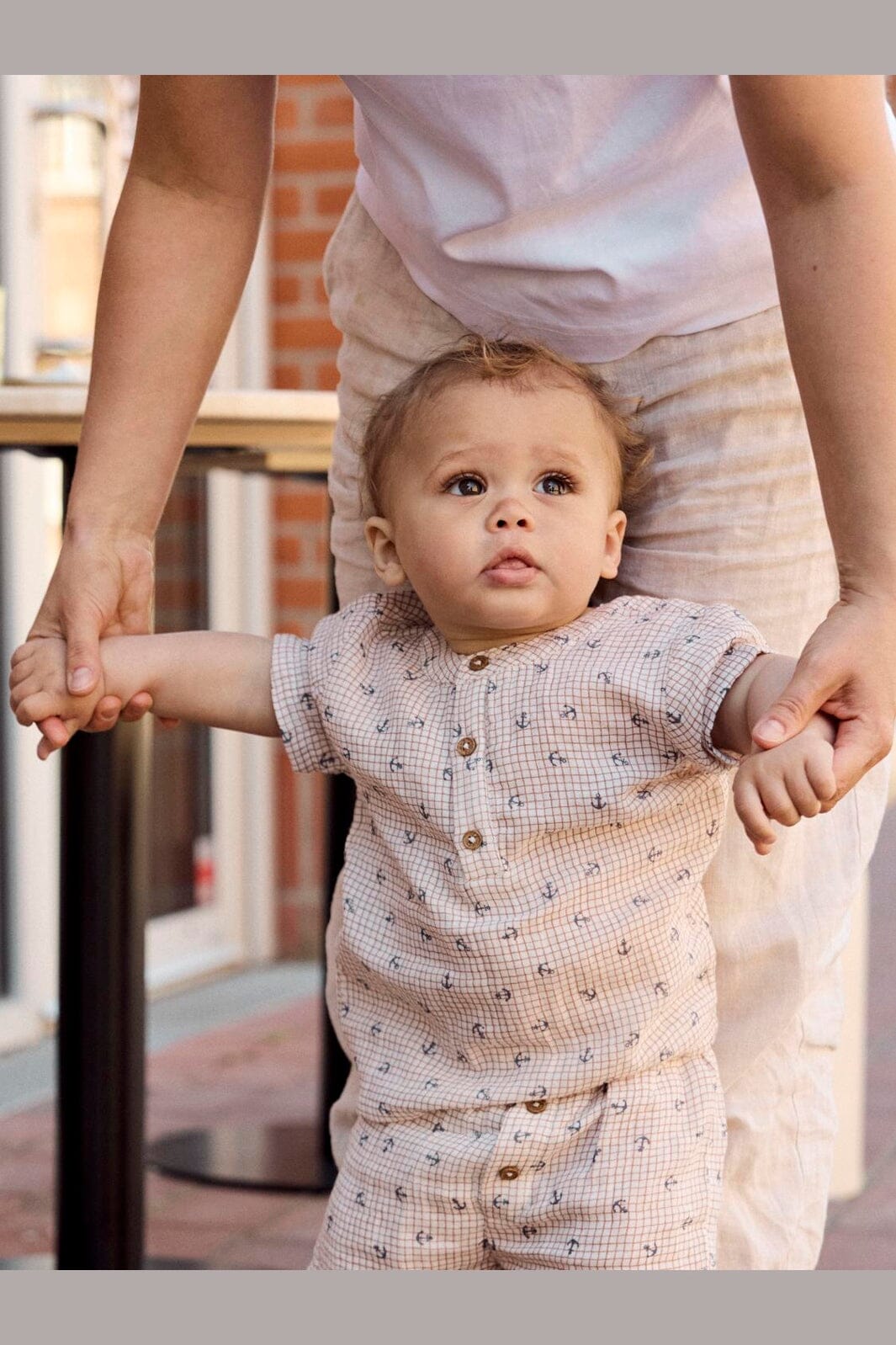 Name It - Nbmfront Ss Shirt - 4974866 Cloud Dancer Anchor