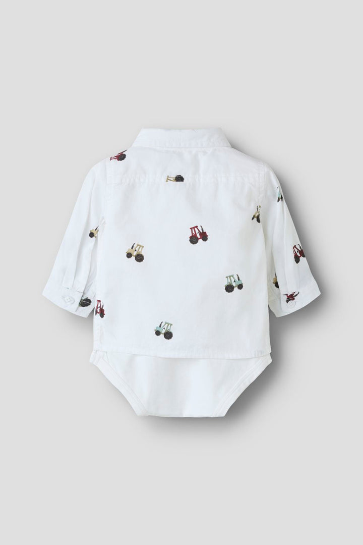 Name It - Nbmractor Ls Bodyshirt - 5151376 Bright White