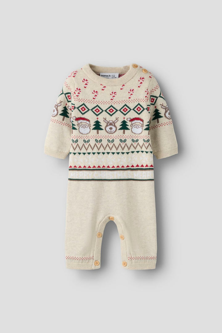 Name It - Nbnralkos Ls Knit Suit - 5162778 Peyote