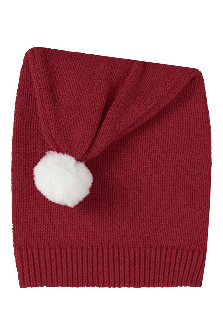 Name It - Nbnrixmas Knit Hat - 5130744 Red Dahlia