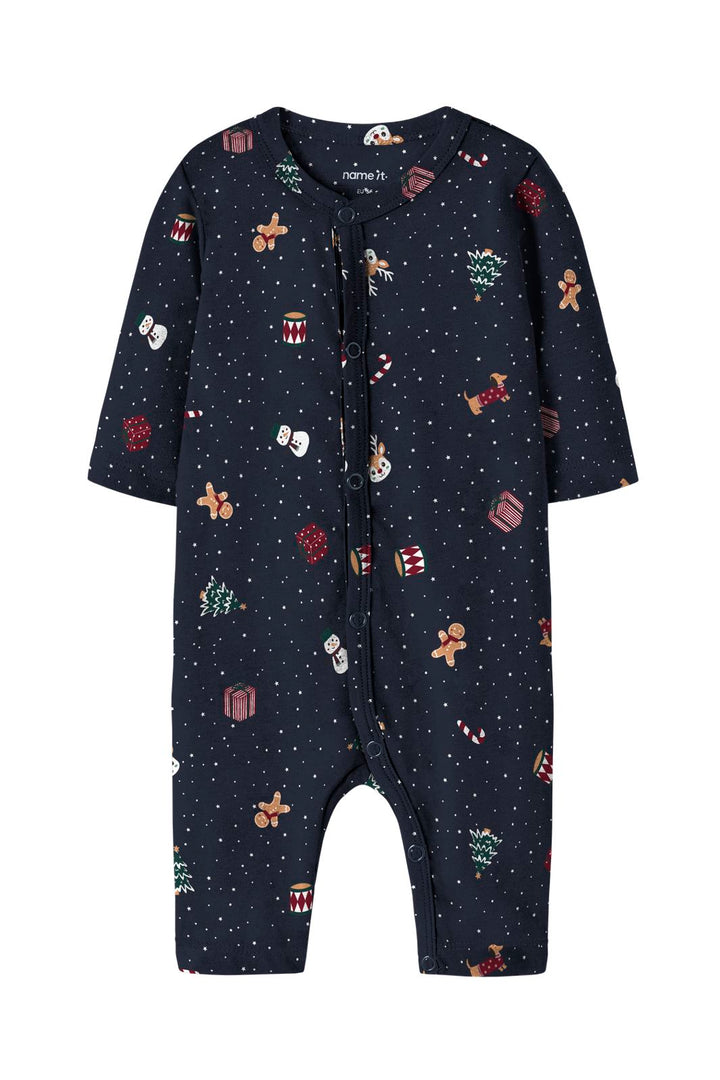 Name It - Nbnvismas Ls Nightsuit - 5124774 Navy Blazer Christmas