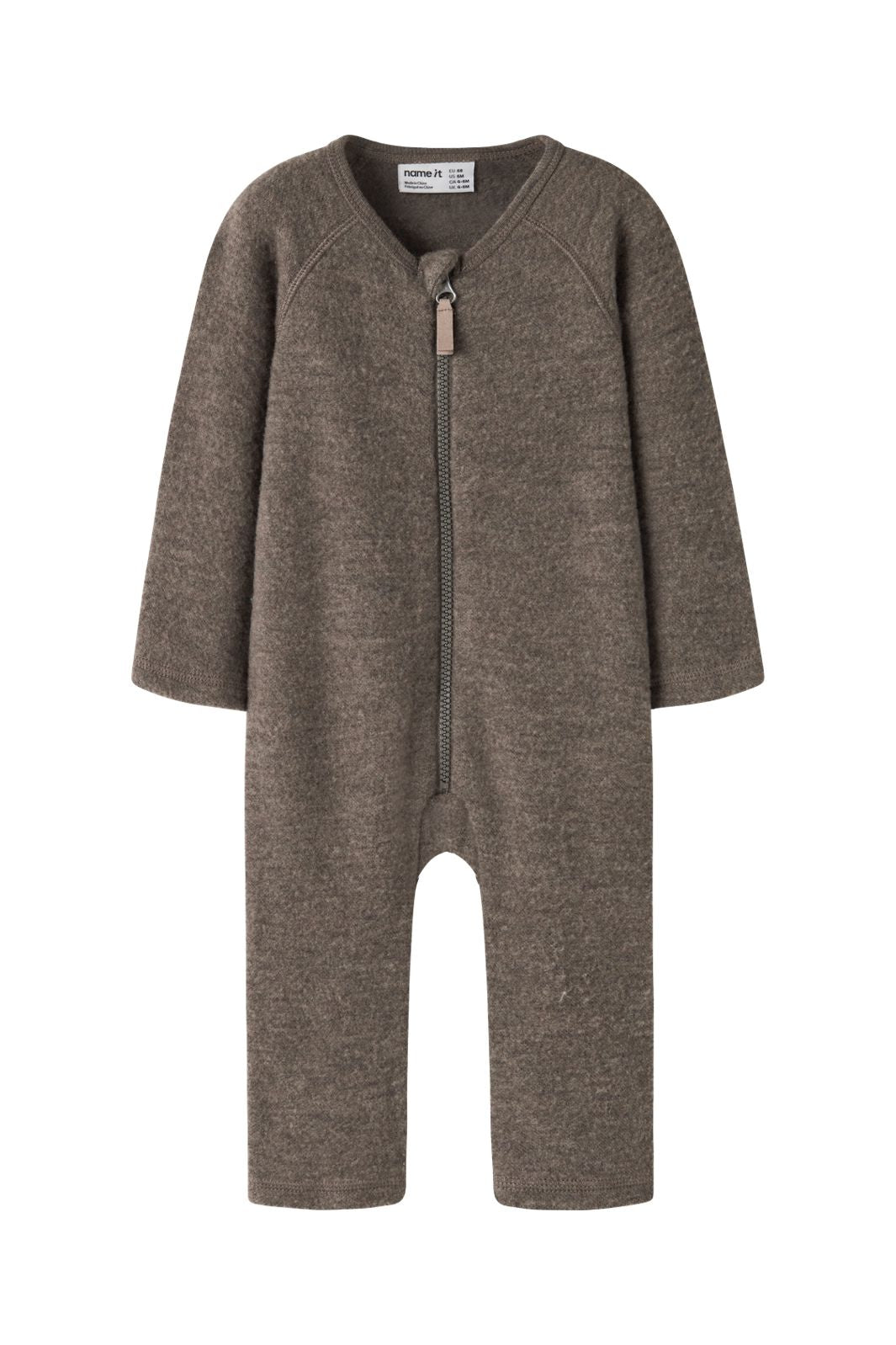 Name It - Nbnwmino Wool Ls Suit - 5079535 Morel