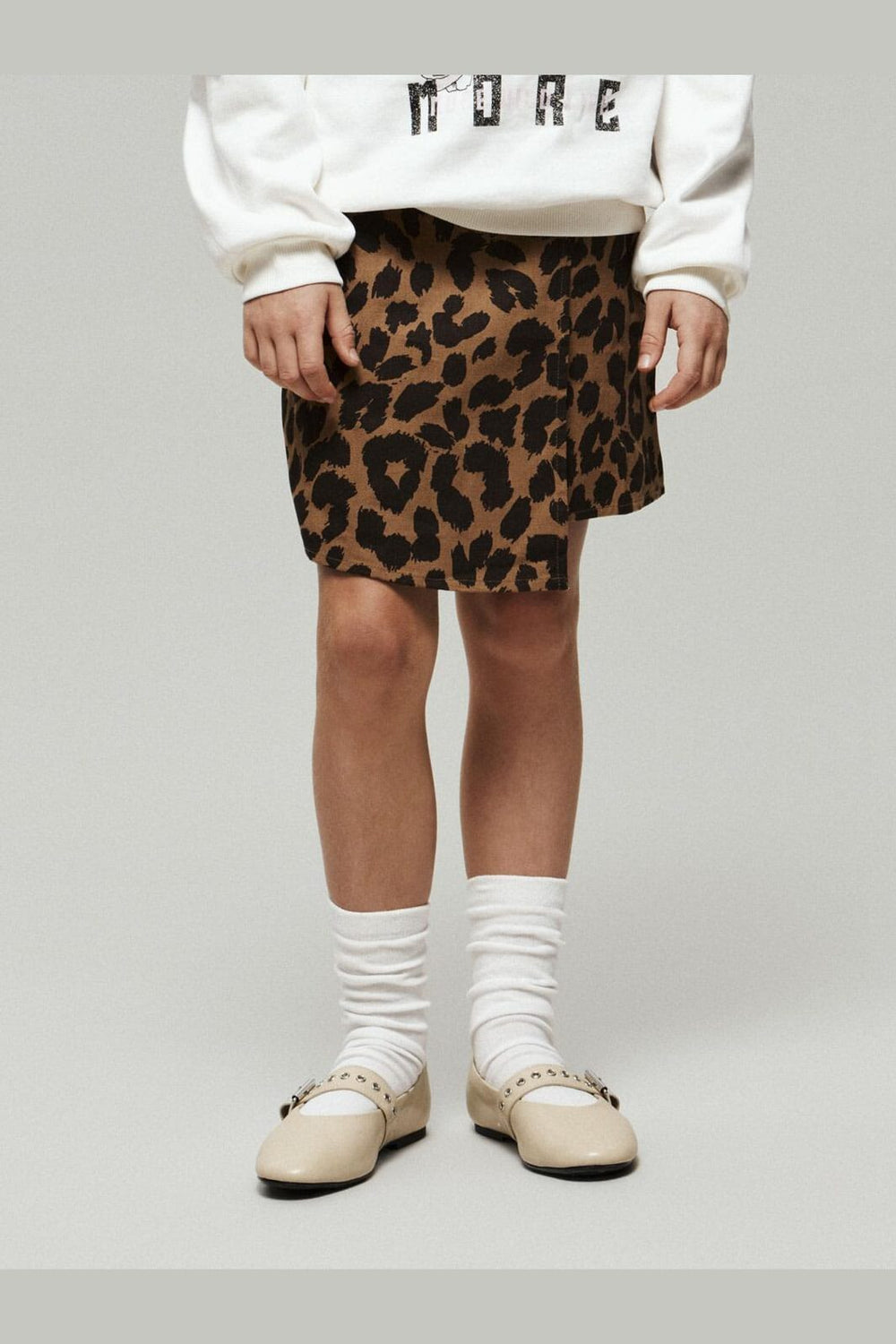 Name It - Nkfbelate Wrap Skort - 4930422 Toasted Coconut Seal Brown