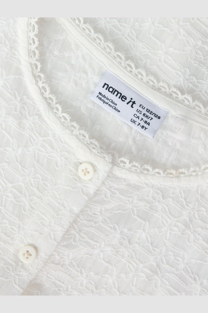 Name It - Nkffrinna Ls Card - 5129945 Bright White