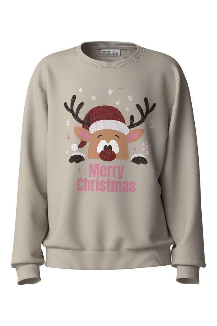 Name It - Nkfvertrud Ls Nreg Sweat - 5124095 Peyote Reindeer