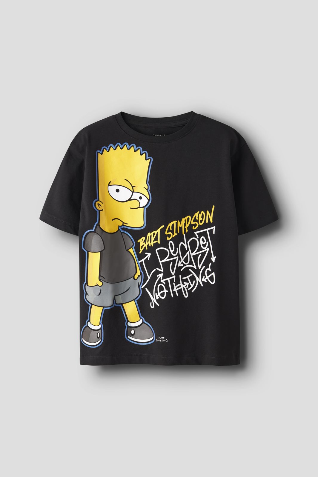 Name It - Nkmjuda Simpsons Nreg Ss Top Box Bfu - 4923717 Black