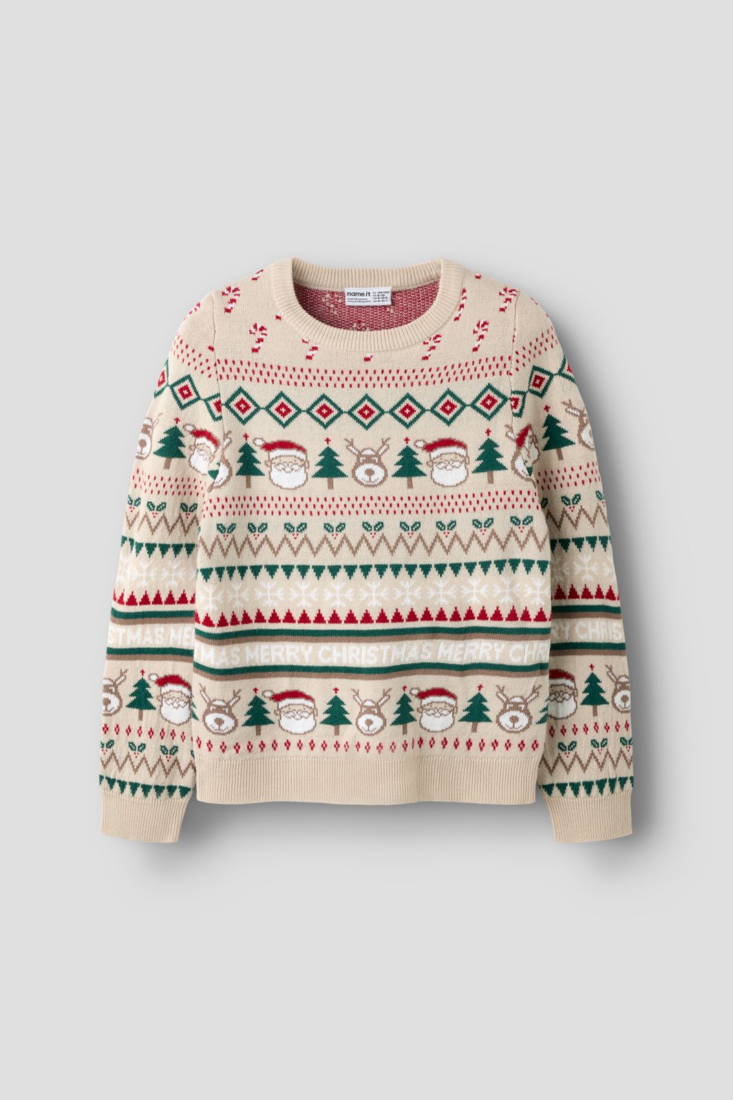 Name It - Nknralkos Ls Knit - 5161629 Peyote