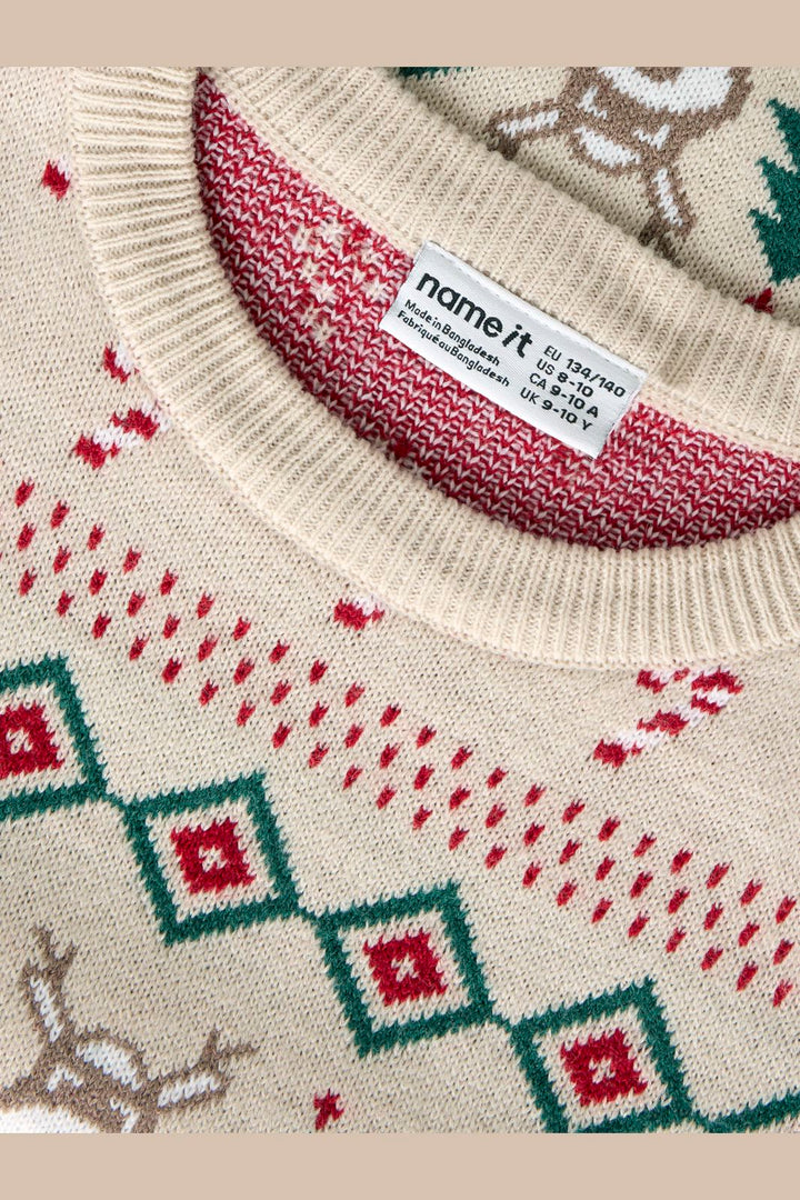 Name It - Nknralkos Ls Knit - 5161629 Peyote
