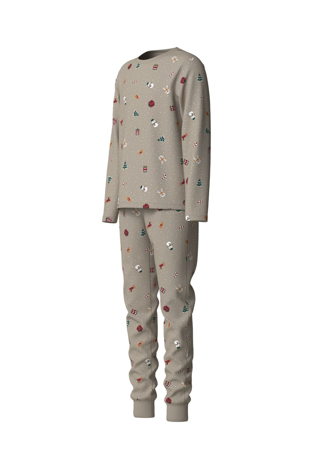 Name It - Nknvismas Ls Nightset - 5160640 Pure Cashmere Christmas