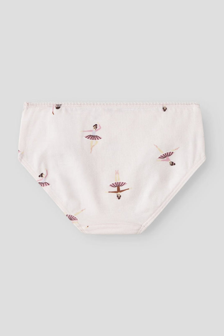 Name It - Nmfbriefs Ballarina - 4871353 Pearl W/ Peony + Purple Heather Underbukser 