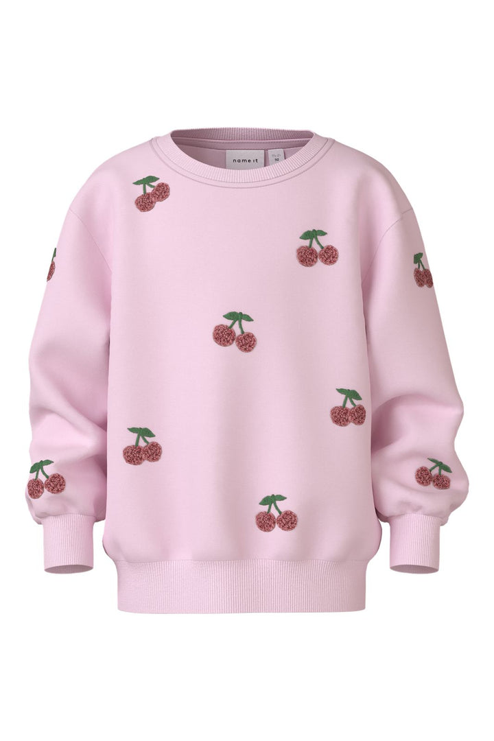 Name It - Nmffairy Ls Light Sweat - 5031897 Cradle Pink